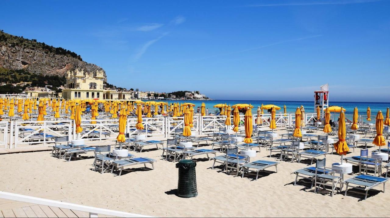 팔레르모 Casa Viola Elegante E Sul Mare Di Mondello 아파트 외부 사진